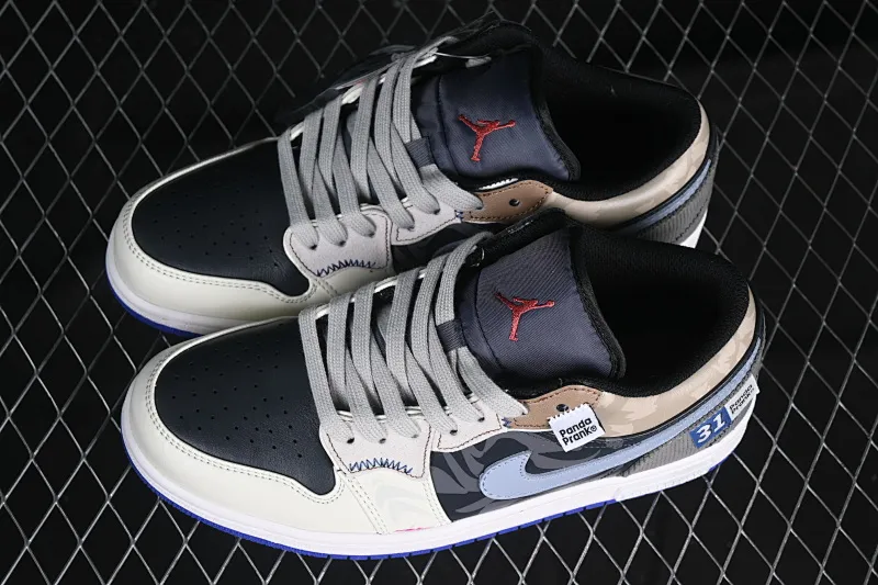 All categories Air Jordan Jordan series basketball shoes Air Jordan 1 Low Air Jordan 1 Low AJ1 Joe 1 Panda Prank Flying Skyline Burning Black Brown Blue Low-top Retro Basketball Shoes 553558-154